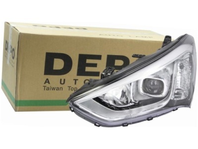 Лампа фара лівий depo 221-1167l-ld-em фото №1