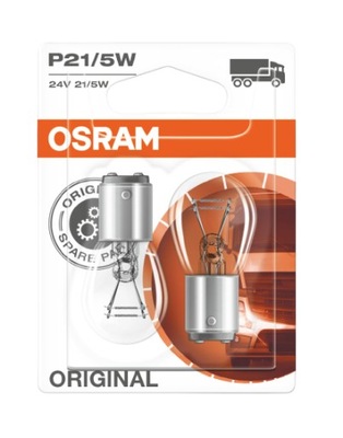 LUCES DE AUTOMÓVIL OSRAM P21/5W 24V ORIGINAL BLIS  