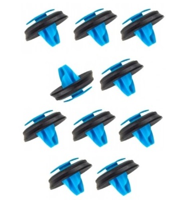 10x кліпси штифти накладки порога jeep renegade 14- фото №1