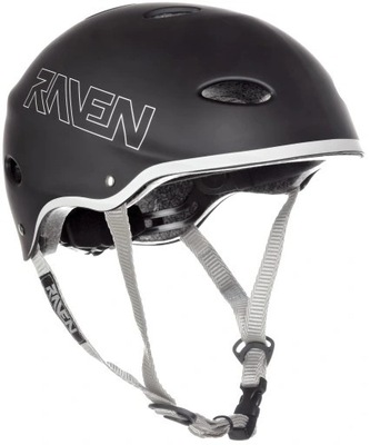 Kask Skateboardowy RAVEN F511 Black M (56-58cm) KASK CHRONIĄCY PREZENT