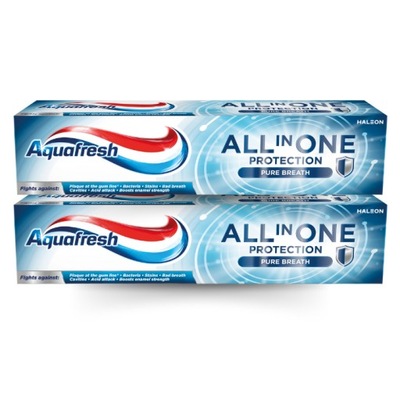 Aquafresh All In One Protection Pure Breath 2x100 ml