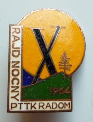 X RAJD NOCNY RADOM 1964 PTTK