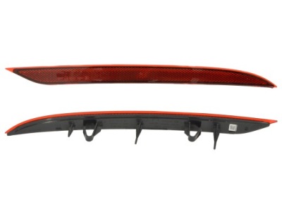 Opel astra k 2015- отражатель накладка правая задняя хэтчбек oem 13460919 фото №1