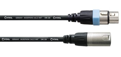 Kabel przewód mikrofonowy XLR XLR 2,5 m Cordial