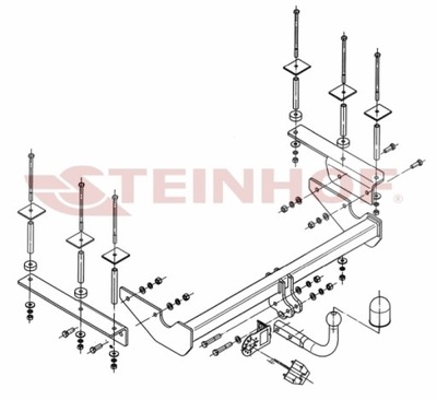 BARRA DE REMOLQUE GANCHO DE REMOLQUE OPEL VECTRA C UNIVERSAL 10/2003-  