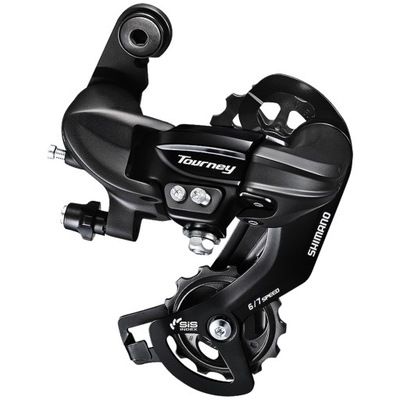 PRZERZUTKA TYŁ SHIMANO 6/7RZ RD-TY300 NA ŚRUBĘ