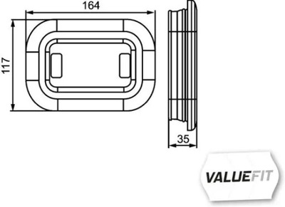 LAMPA KIERUNKOWSKAZU 2BA 357 025-011 HELLA