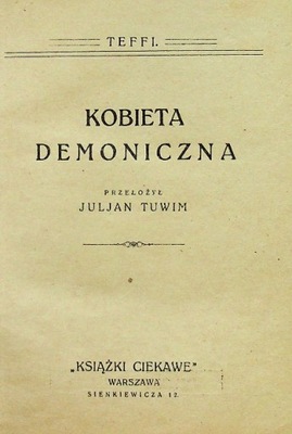 Kobieta demoniczna 1922 r.