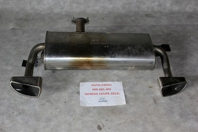 Hyundai genesis coupe вихлоп гасник труба 2,0 3,8 фото №1