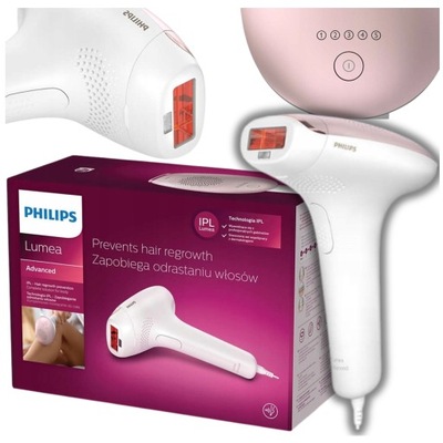 LASEROWY DEPILATOR ŚWIETLNY ZESTAW URZĄDZENIE PHILIPS Lumea Advanced