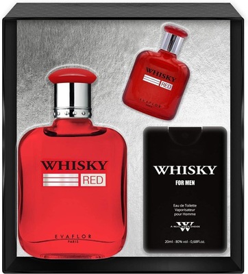 WHISKY ZESTAW RED EDT 100ML+10ML+20ML