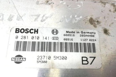 Бортовий комп'ютер двигуна ecu nissan almera ii хетчбек n16 0281010141 2.18l фото №1