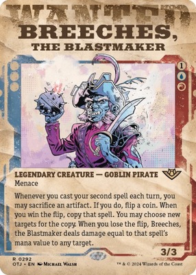 MTG Breeches, the Blastmaker *Showcase* (R)