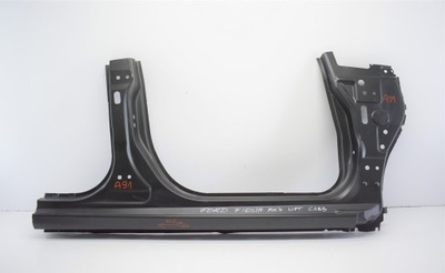 Ford fiesta mk7 lift порог правый обшивка блок двигателя фото №1