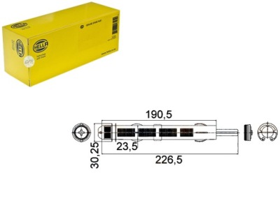 Hella осушитель кондиционера renault laguna iii 2.0 фото №1