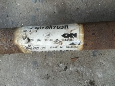 Renault zoe ii приводной вал правая 391005763r warszawa фото №1