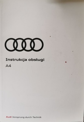 Audi A4 Instrukcja obsługi