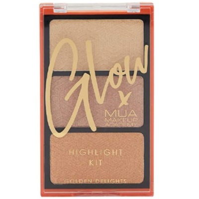 MUA Glow Highlight Kit Golden Delight Rozświetlacz
