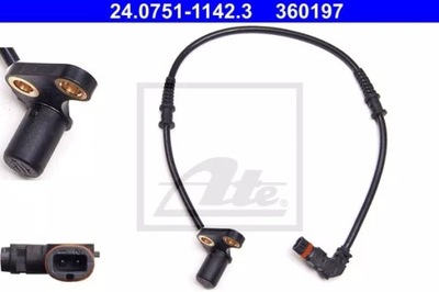 ATE 24.0751-1142.3 SENSOR ABS PARTE DELANTERA DERECHA  