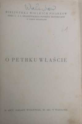 O Petrku właście 1928 r.