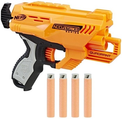 NERF PISTOLET ACCUSTRIKE QUADRANT 4 STRZAŁKI E0012