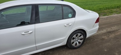 Дверь задние задняя левая skoda superb 2 ii lf9e 1026 фото №1