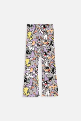 Dziewczęce Legginsy Looney Tunes z Szeroką Nogawką 110 Coccodrillo WC4