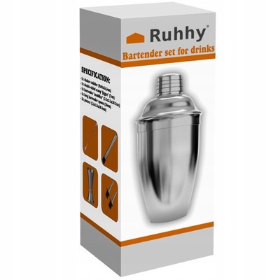 Zestaw barmański do drinków Ruhhy 21508 6 el.