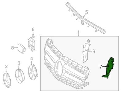 Оригинальная воздуховод воздуха левая mercedes фото №1