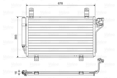 VALEO 814048 CONDENSADOR  