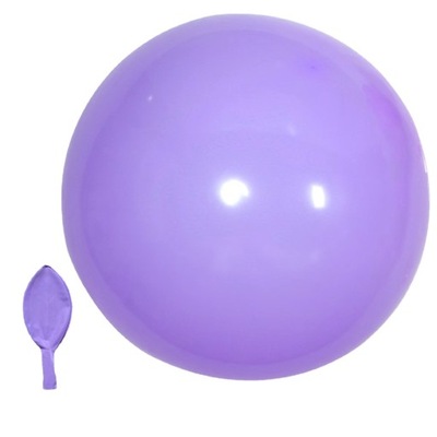 Balon olbrzym GIGANT kula 85 cm pastelowy fiolet