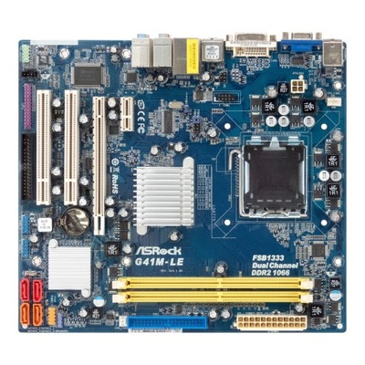 ASROCK G41M-LE SOCKET LGA775 DDR2 PCIe PCI mATX