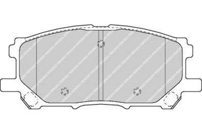 КОЛОДКИ ГАЛЬМІВНІ LEXUS GS RC RX 3.0-5.0 05.03- FER