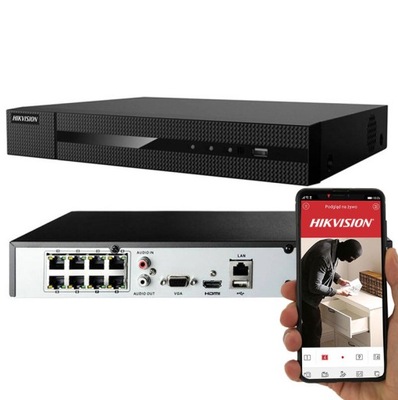 Rejestrator Hikvision Rejestrator 8xPOE NVR-8CH-POE