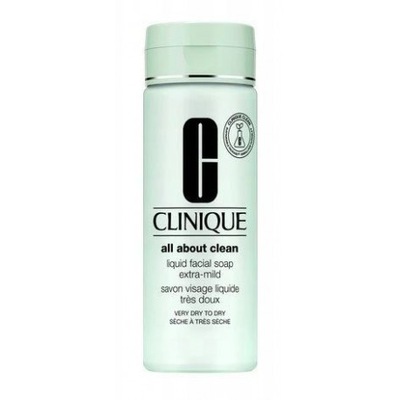 CLINIQUE liquid facial soap extra mild mydło sucha