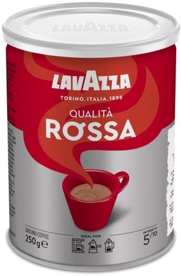 Kawa mielona Lavazza Qualita Rossa puszka 250g