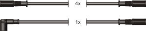 ПРОВОДИ ЗАПАЛЕННЯ FIAT PANDA,TIPO,UNO /LIDER/