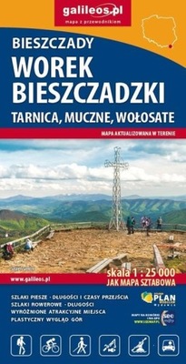 MAPA TUR. - WOREK BIESZCZADZKI, TARNICA... W.2022