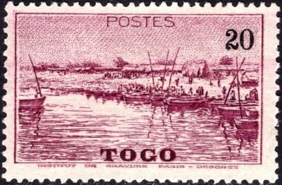 kol.franc.Togo 20 c.czysty (*)