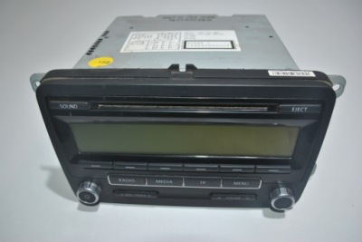 Радіопрогравач cd vw golf vi 1k0035186aa фото №1