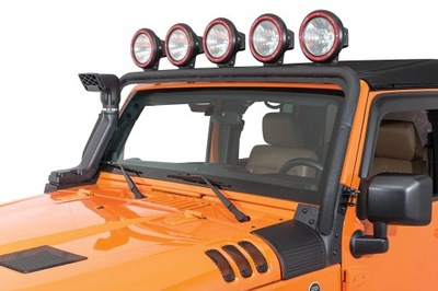 JEEP WRANGLER JK MOCOWANIE OŚWIETLENIA NAD SZYBĘ