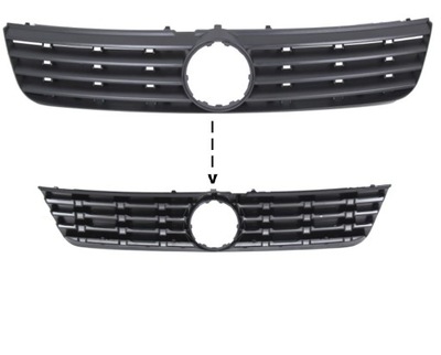 Решітка радіатора решітка радіатора перед vw passat b5 1996-2000 фото №1