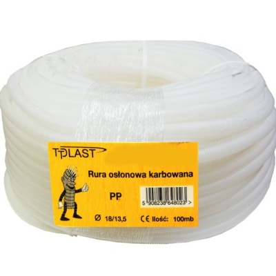 Rura karbowana 18mm RKLF 18/13,5 peszel 100m
