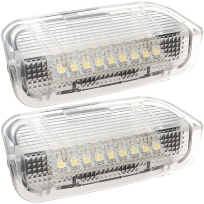 LUCES DIOPARA LUMINOSO LED DE PUERTA PARA SKODA SUPERB 2 II 2008-  