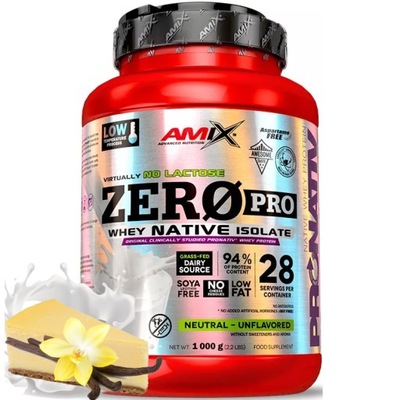 Odżywka białkowa Amix 1000 g smak waniliowy Zero