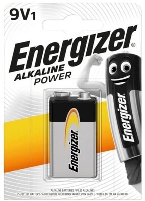 1x Bateria alkaliczna Energizer Alkaline Power 9V 6LR61
