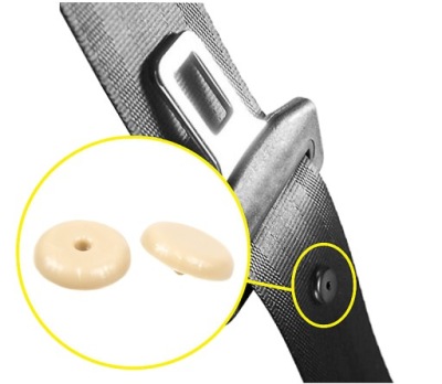 Кліпса nit блокування зажим ременів безпеки універсальна бежева фото №1