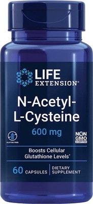 Life Extension N-Acetyl-L-Cysteine 600 mg 60 kapsułek NAC