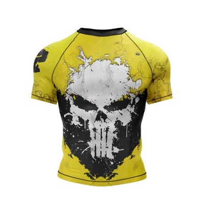 Koszulka Treningowa Rashguard Punisher Żółty S