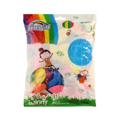 Balony 10 pastel mix (100) Fiorello